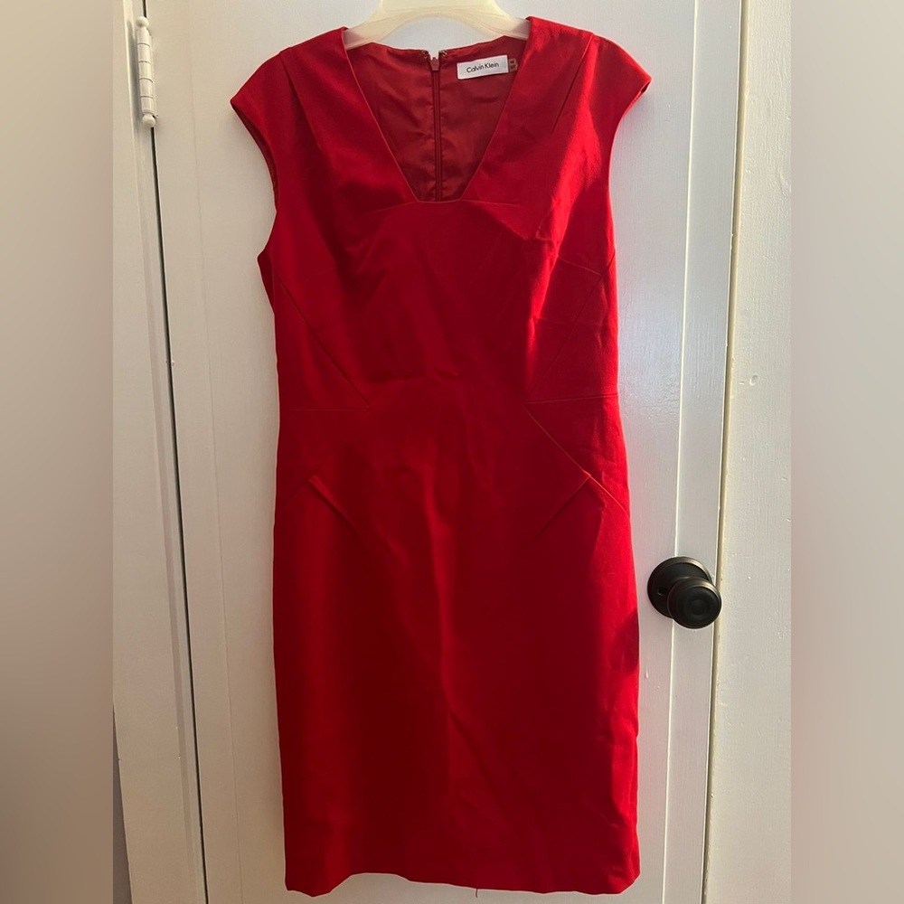 Calvin Klein red women’s dress